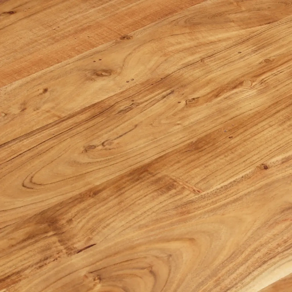 Tavolino da Salotto-Tavolino da soggiorno-Tavolo 80x80x40 cm in Legno Massello di Acacia