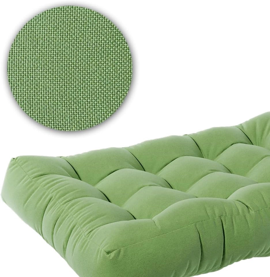 Set di cuscini per pallet "Flocken", Verde, 7 scomparti, per l’imbottitura di sedute e schienali su pallet europallet