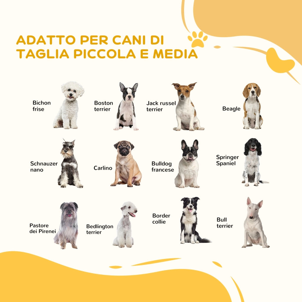 Cancello per Cani Estensibile con Porta e Pannelli ¨C Zephmum ¨C Legno Naturale 112-159x70 cm
