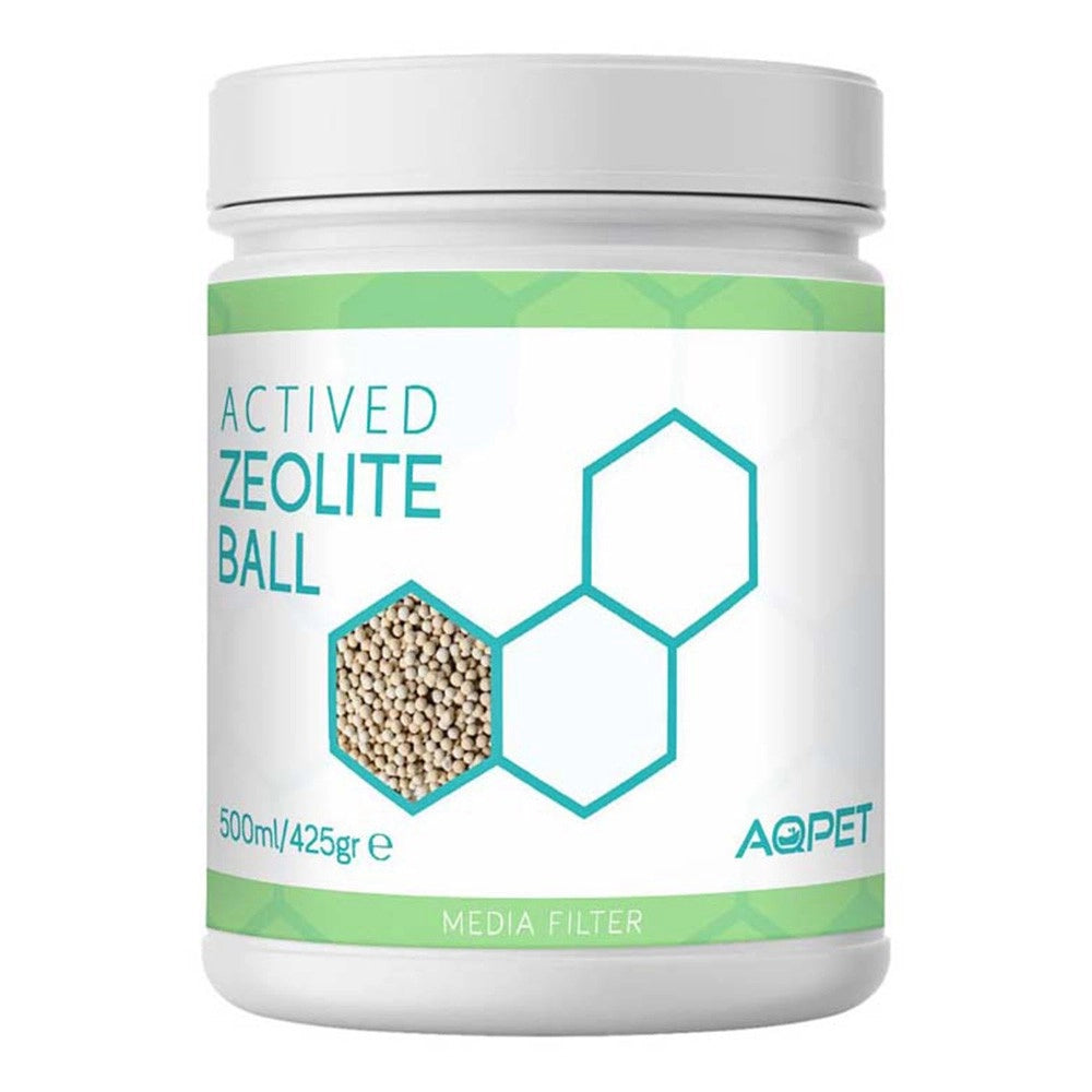 Aqpet Actived Zeolite Ball - sfere filtranti per l'abbattimento dell'ammoniaca Formato: 500 ml