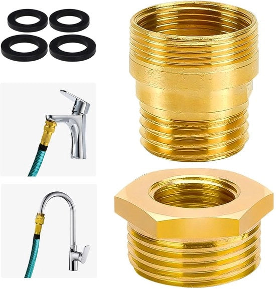 Adattatore di rubinetto in ottone da M24 a M22 per cucina e bagno