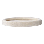 Vassoio Bruce, Beige, Travertino, 25,5x25,5x2,5 cm