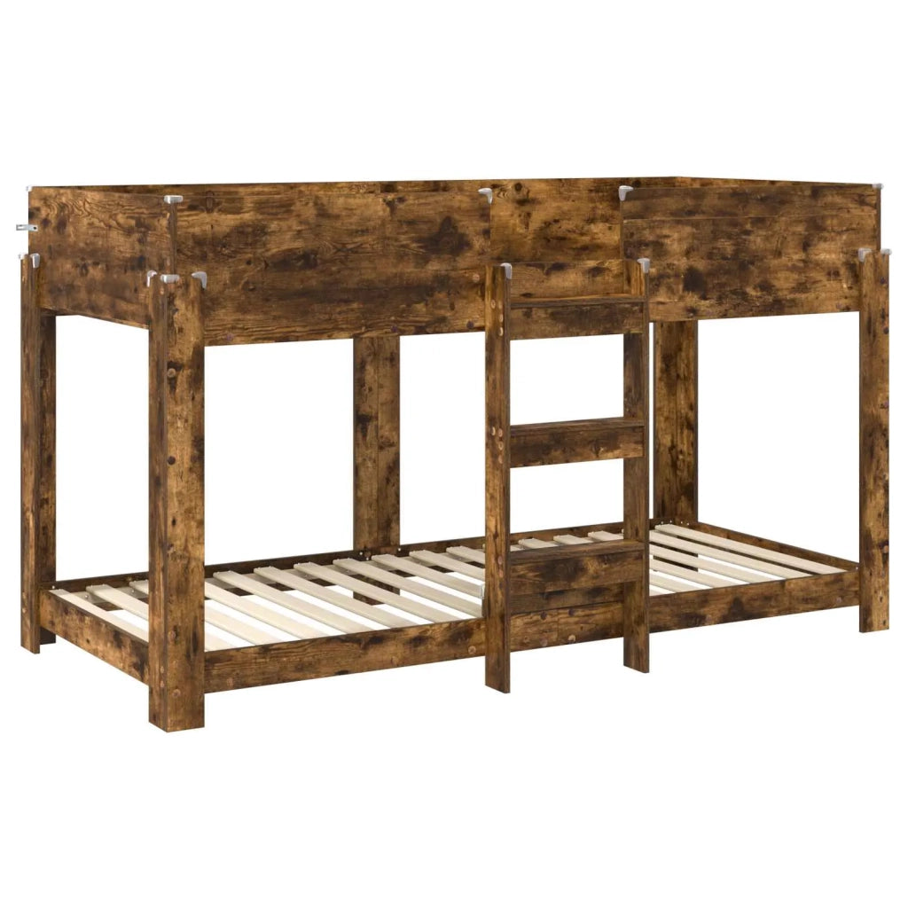 Letto a Castello per Bambini Rovere fumé 90 x 200 cm