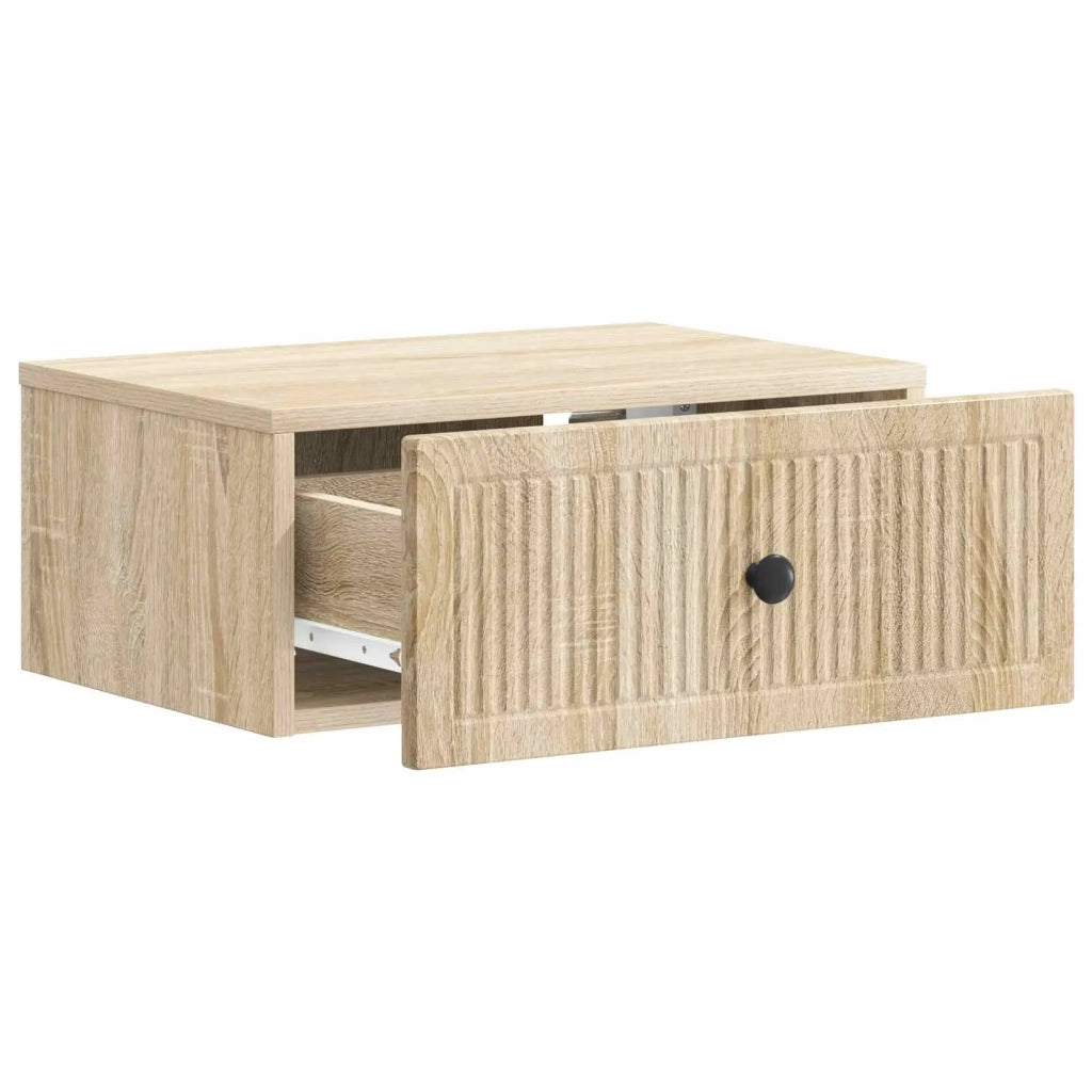 Armadio da Notte con cassetto Rovere Sonoma 49 x 34,5 x 20 cm 897939