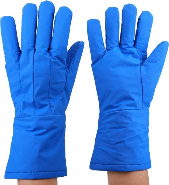 Maniche a protezione estrema per il freddo - Protezione fino a -360 gradi - Resistenti al liquido azoto - Maniche lunghe - Protezione contro il freddo - Sicurezza - Guanti antivibrazione