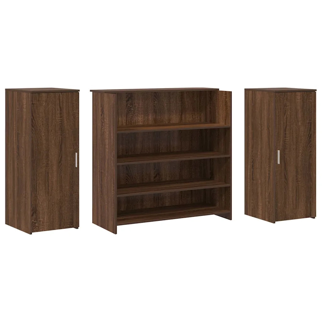 Banco Reception Rovere Marrone 180x50x103,5cm Legno Multistrato 3324175