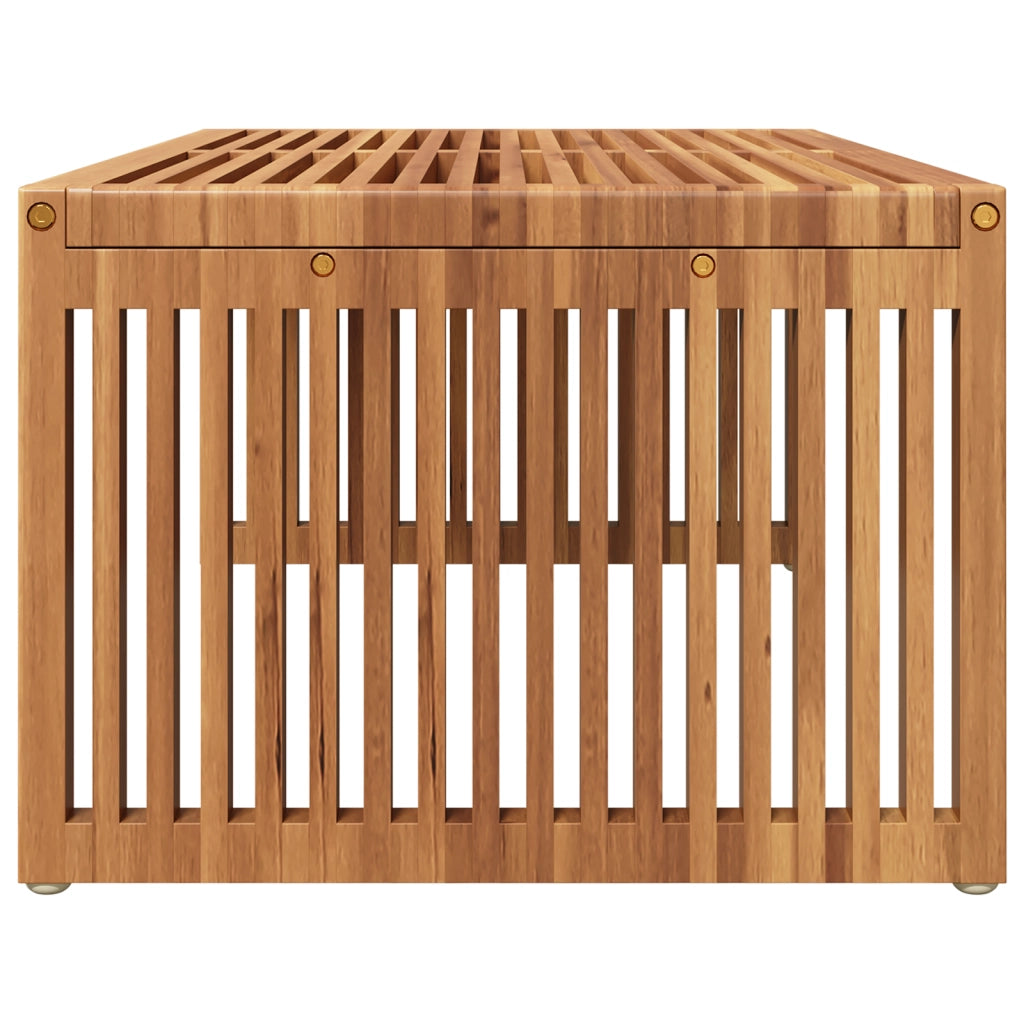 Tavolo Laterale da Giardino 90x49.7x36 cm Legno Massello Teak