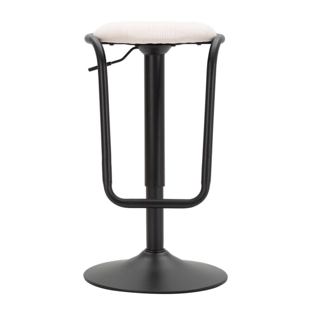 Sgabello Alto VKH448, Bianco, Metallo, 41x41x61 cm
