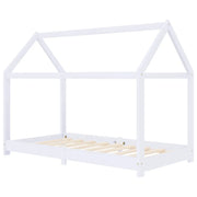 Giroletto per Bambini | Letto Infantile | Lettino Bianco in Massello di Pino 70x140 cm