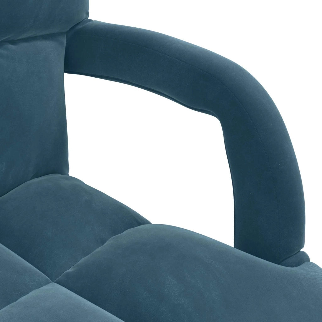 Sedia da Pavimento Blu 58 x 62 x 58 cm Velluto 42028140