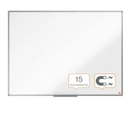 Nobo lavagna bianca magnetica in acciaio basic 1200x900 con bordo basico - 1905211