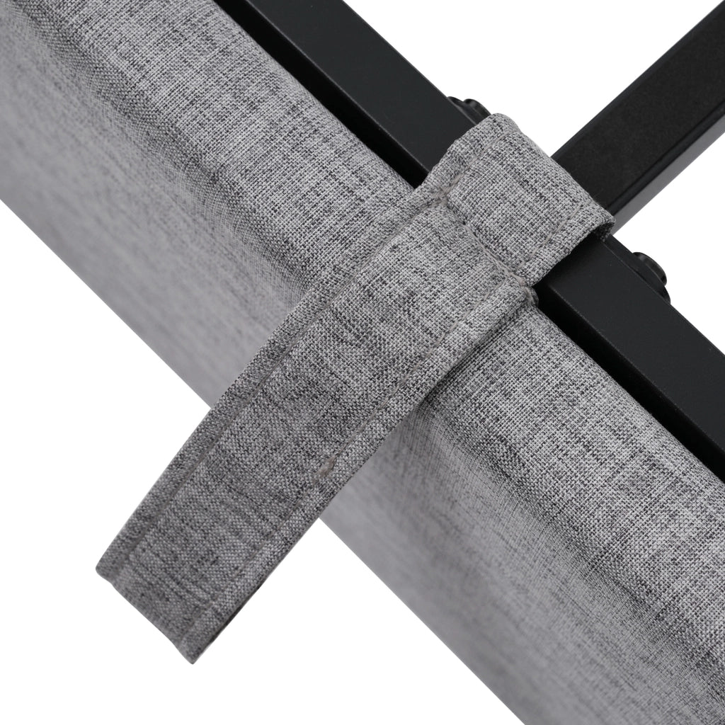 DESMIU Letto contenitore letto matrimoniale con USB, Type-C e LED regolabile 160 × 200 cm senza materasso