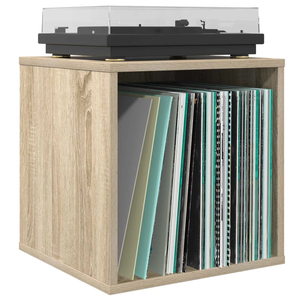 Scatola per album in vinile Rovere Sonoma 37 x 36,5 x 38 cm 8012846