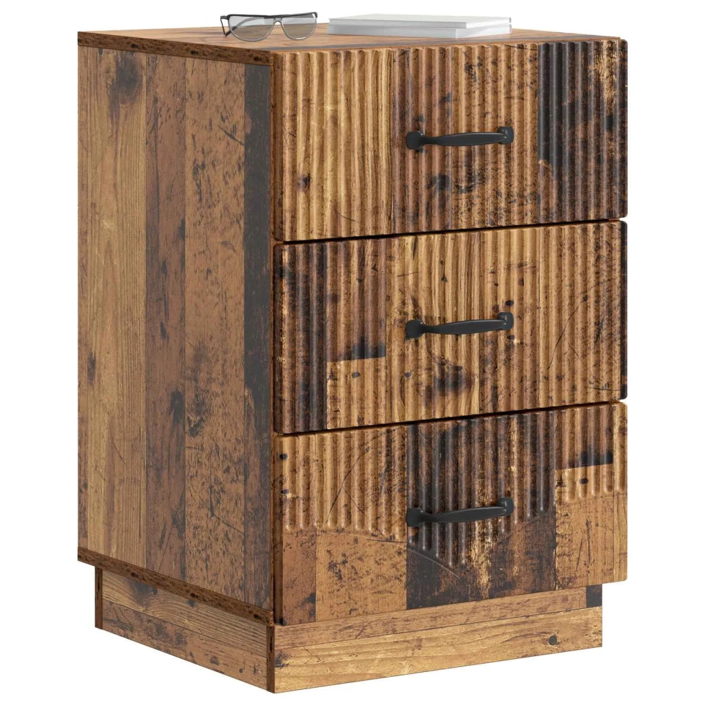 Armadio da Notte con cassetto Legno antico 43 x 41 x 63,5 cm