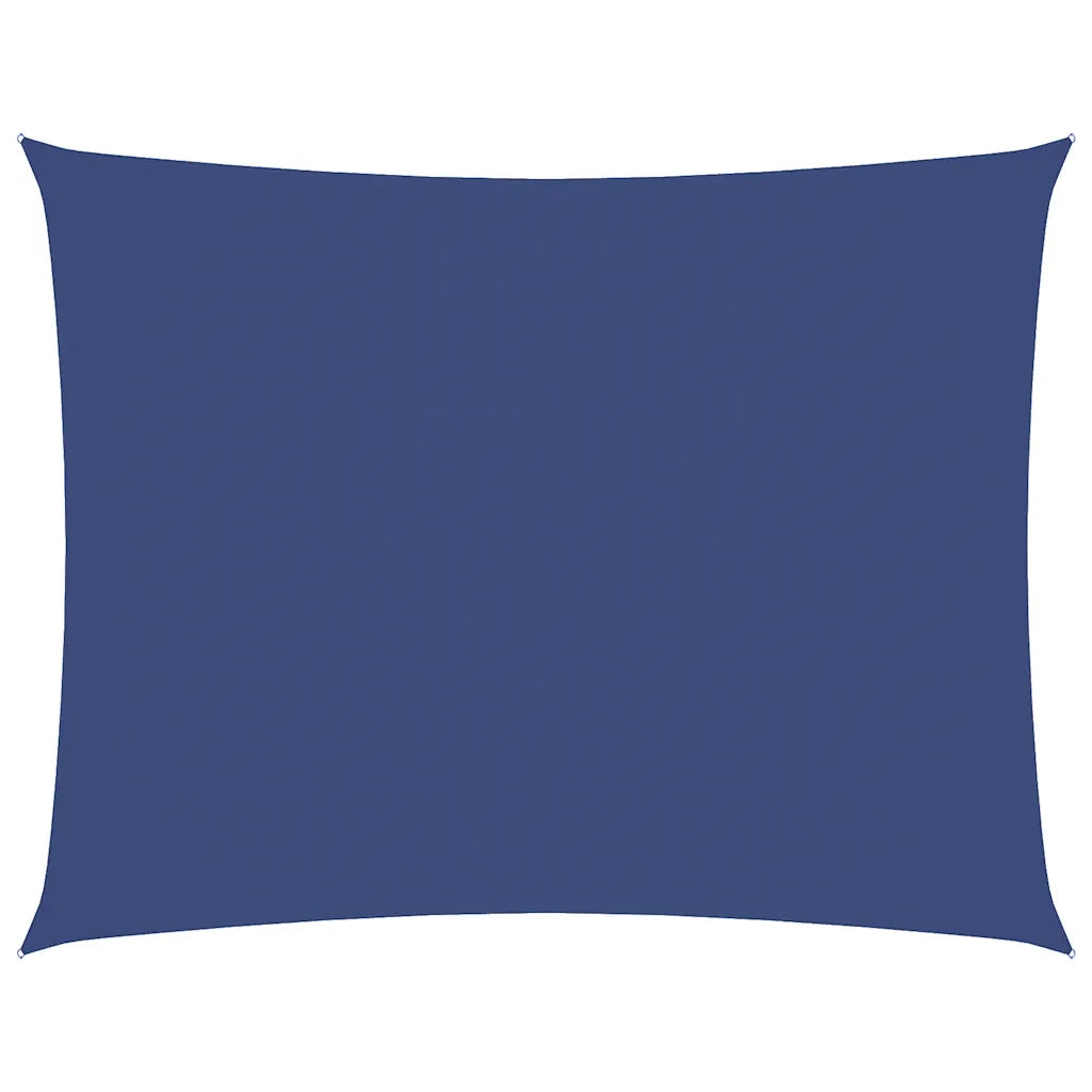 Parasole a Vela Oxford Rettangolare 5x6 m Blu 135549