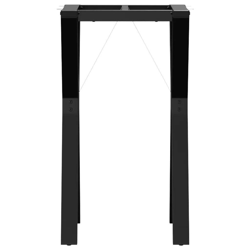 Telaio Gambe a Y per Tavolo da Pranzo 40x40x73 cm in Acciaio