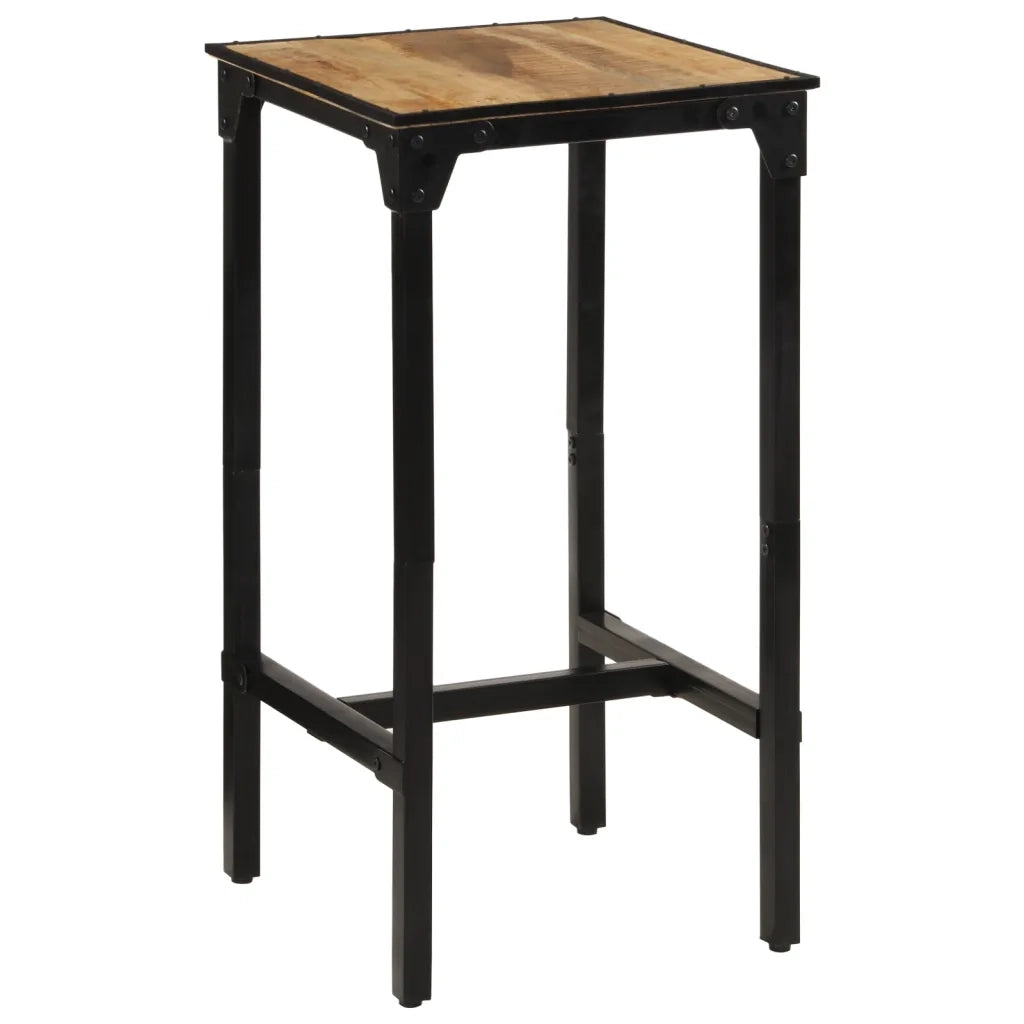 Set Bar 3 pz Legno Massello Mango Grezzo e Metallo CFW9777806