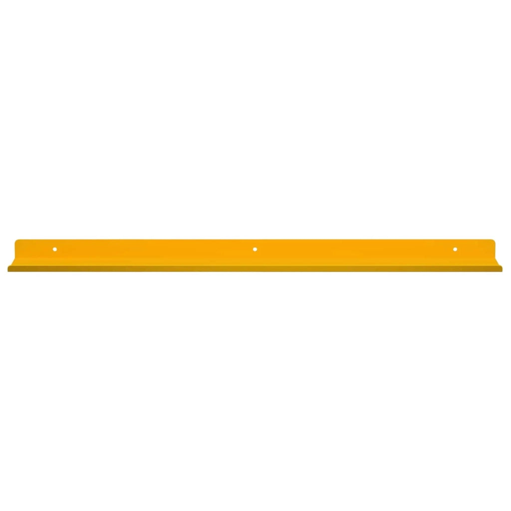 Mensola sospesa 2 pcs Giallo senape 60 x 8,5 x 2,5 cm Acciaio