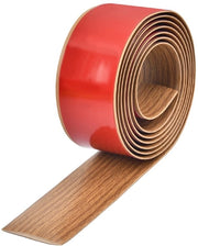 Profilo di transizione in legno a sfondo marrone autoadesivo, 2m x 5cm, profilo di transizione autoadesivo per pavimento, profilo di transizione per pavimenti in laminato, profilo di transizione autoadesivo per pavimenti in vinile.