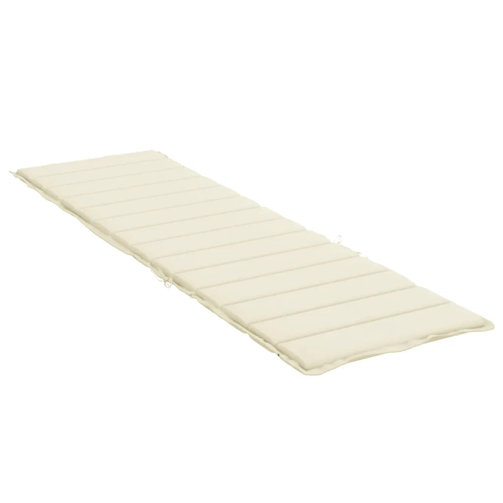Cuscino per Lettino Prendisole Crema 200x60x3 cm in Tessuto cod mxl 52679