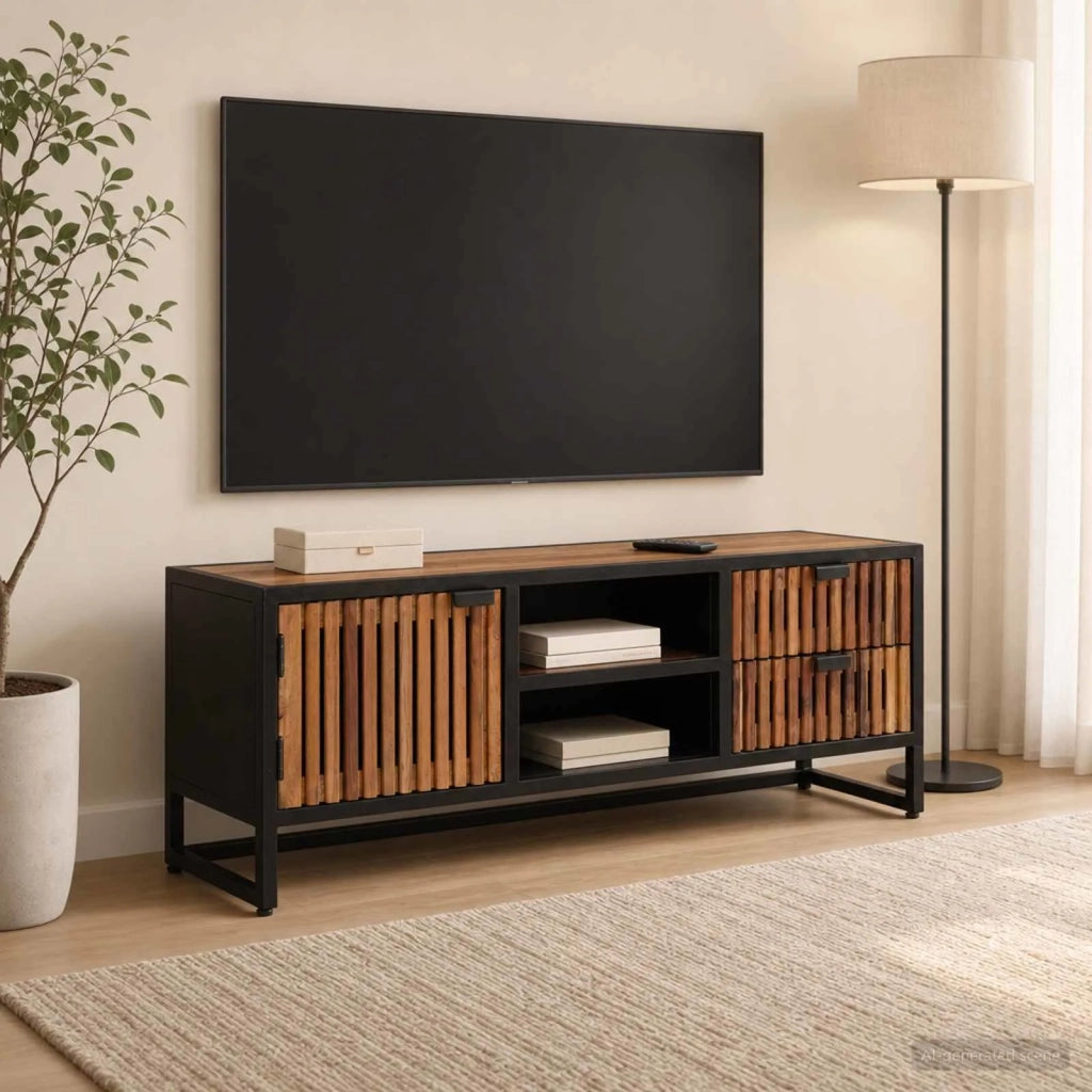 Mobile TV con cassetto con archiviazione 105 x 30 x 40 cm 42020094