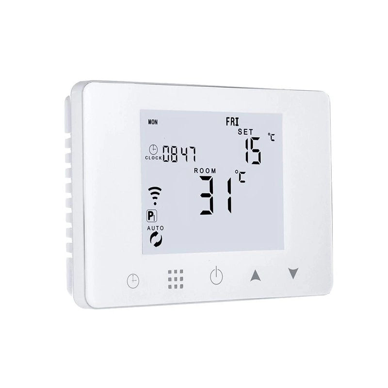 Termostato Digitale Programmabile Per Caldaia A Gas Murale Da Parete Scatola 503 Riscaldamento Termosifone Ad Acqua WiFi Compatibile Con Amazon Alexa Echo 3A 220V