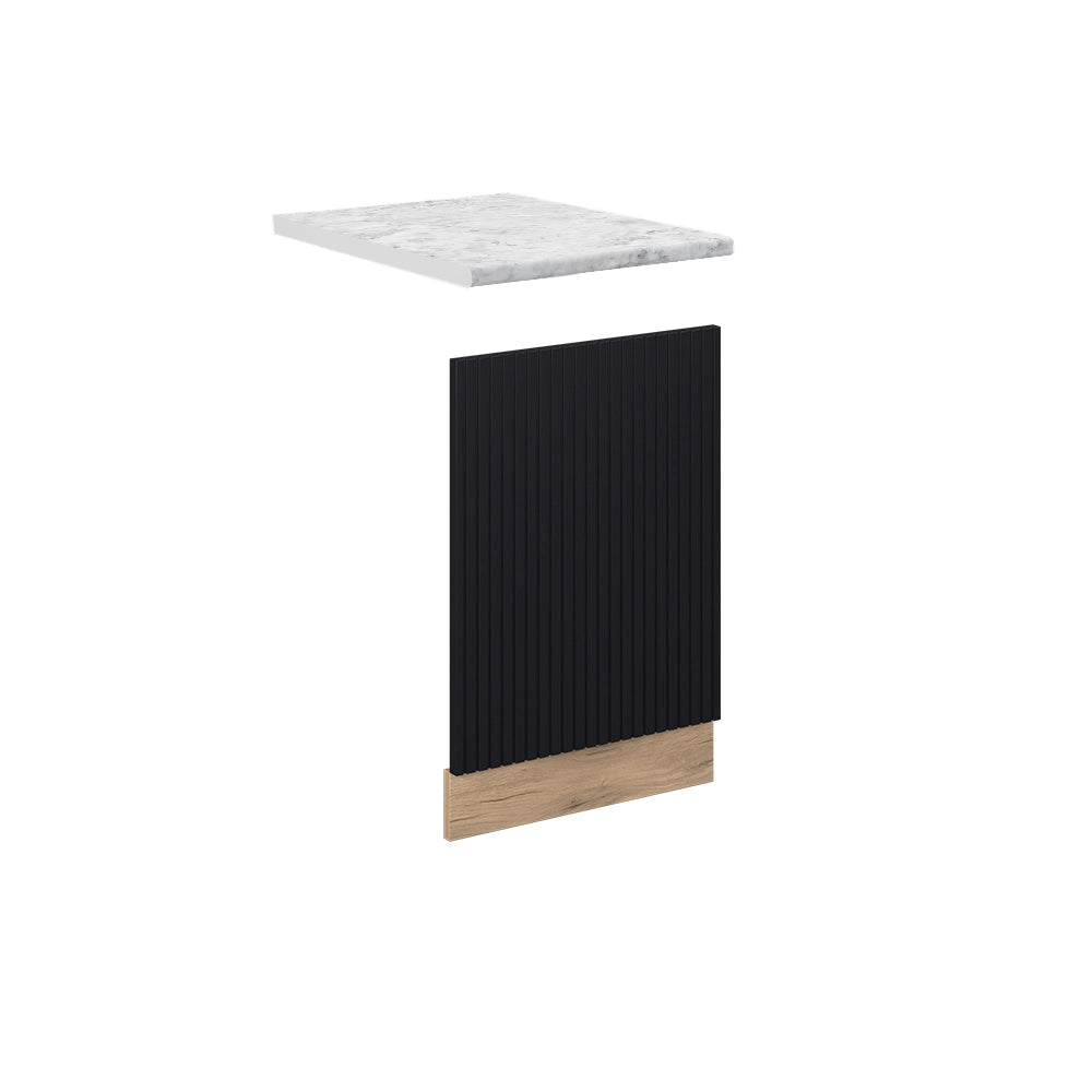 Vicco Pannello frontale Nero a righe 45 cm , PL Marmo