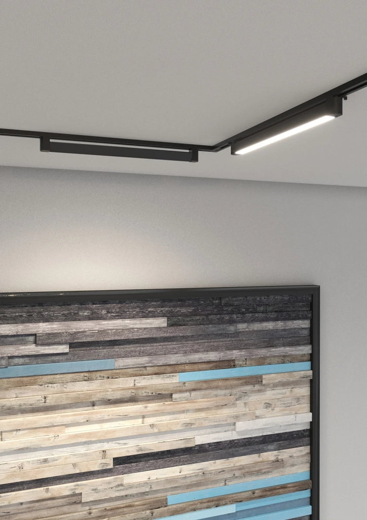 Modulo Led Moderno Mono Argo Metallo Nero Led 28W Naturale