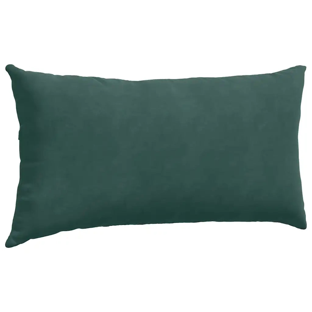 Cuscini da Divano 2 pcs Verde Scuro 80 x 40 cm Tessuto in Cords
