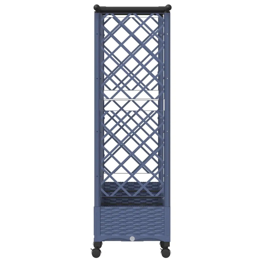 Letto Rialzato con Griglia e Tetto Grigio 202,5 x 40 x 127 cm 3423162