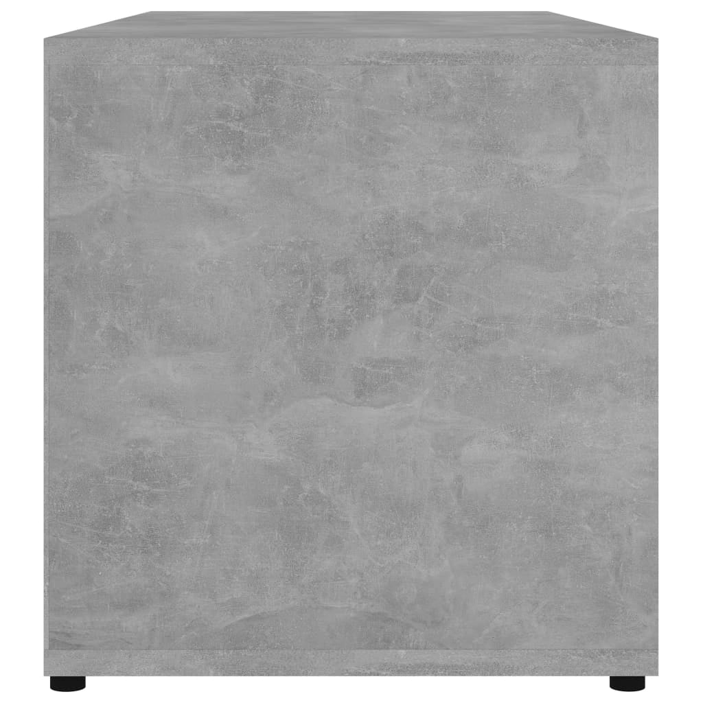 Mobile TV multimediale mensola TV credenza TV sala da pranzo soggiorno camera da letto 80 x 34 x 36 cm legno ingegnerizzato grigio 02_0026260