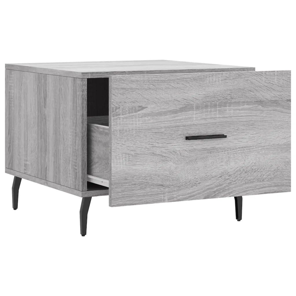 Tavolino da salotto | Tavolino da caff¨¨ | Tavolino da Soggiorno Grigio Sonoma 50x50x40 cm Legno Multistrato