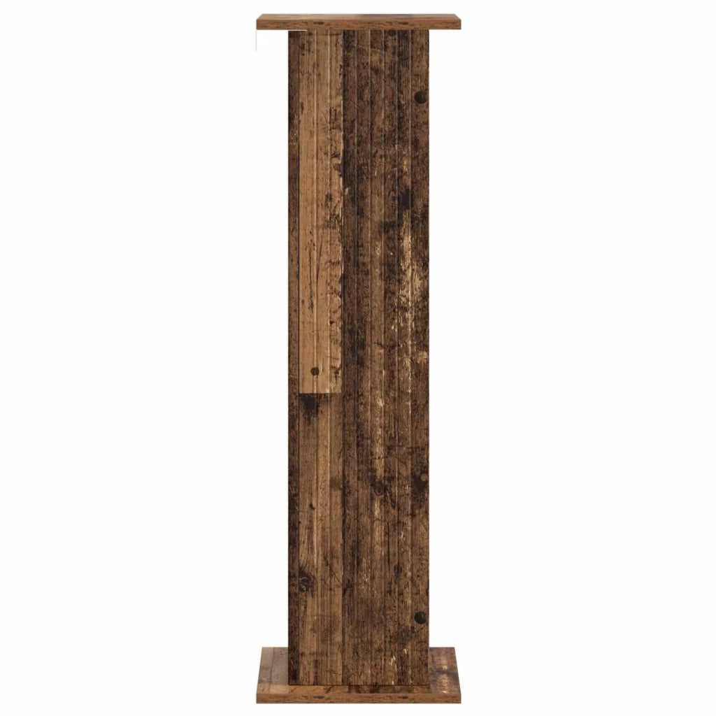 Supporto per piante 2 pcs Legno antico 30,5 x 30 x 100,5 cm