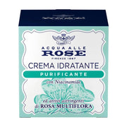 ACQUA ALLE ROSE CREMA IDRATANTE PURIFICANTE CON NICIANAMIDE ED ATTIVI ASTRIGENTI DI ROSA MULTIFLORA 50 ML
