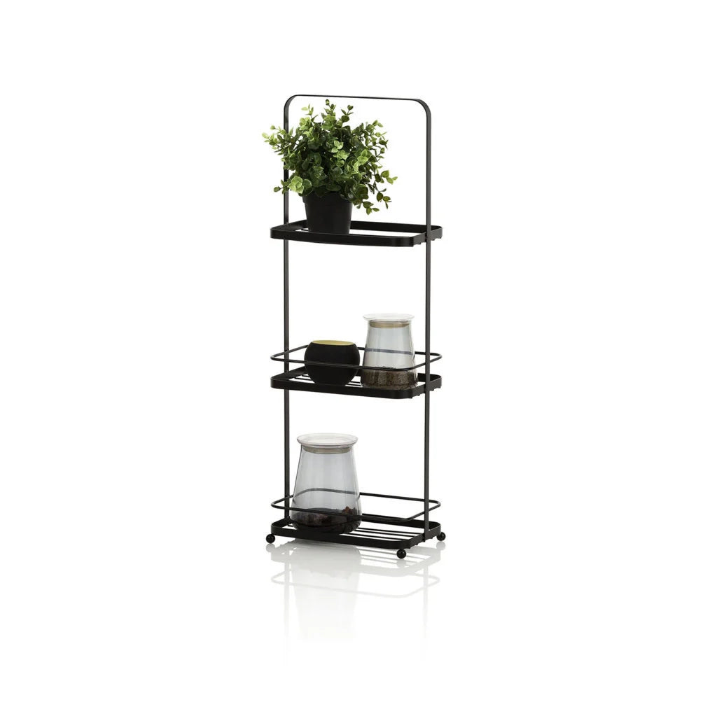 Scaffale/organizer da terra AUTOR nero