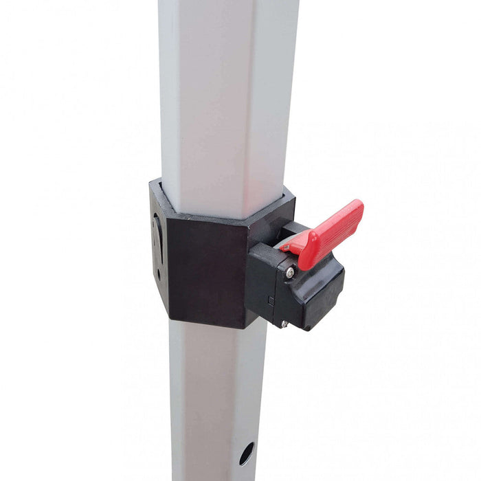 Gazebo Pantheon 3x4,5 m in Alluminio Bianco