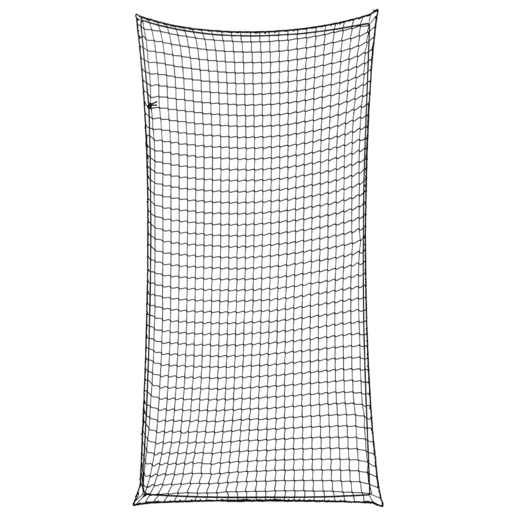 Rete per rimorchio telo di fissaggio del carico portapacchi con corda elastica 4 x 2 m PP nero 02_0042210