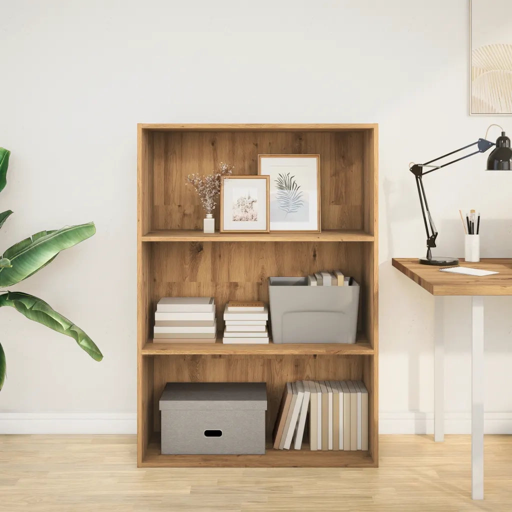 Libreria Rovere Artigianale 80x30x114 cm in Legno Multistrato 857939