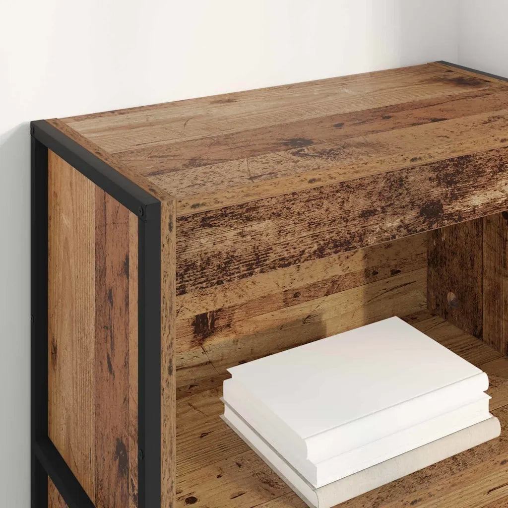 Armadio per Libri Legno vecchio 60 x 30 x 121 cm