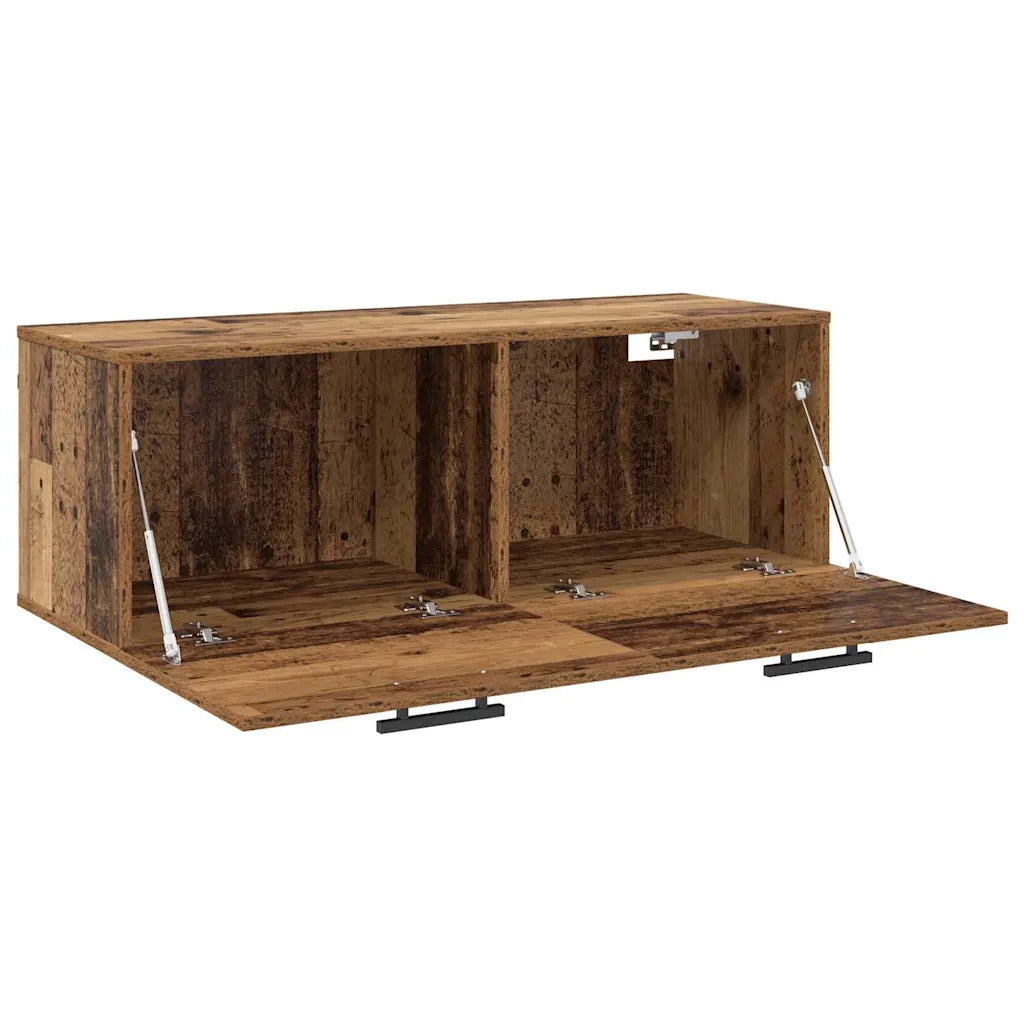 Armadietto a Muro | Mobile a Parete Legno vecchio 100 x 36.5 x 35 cm
