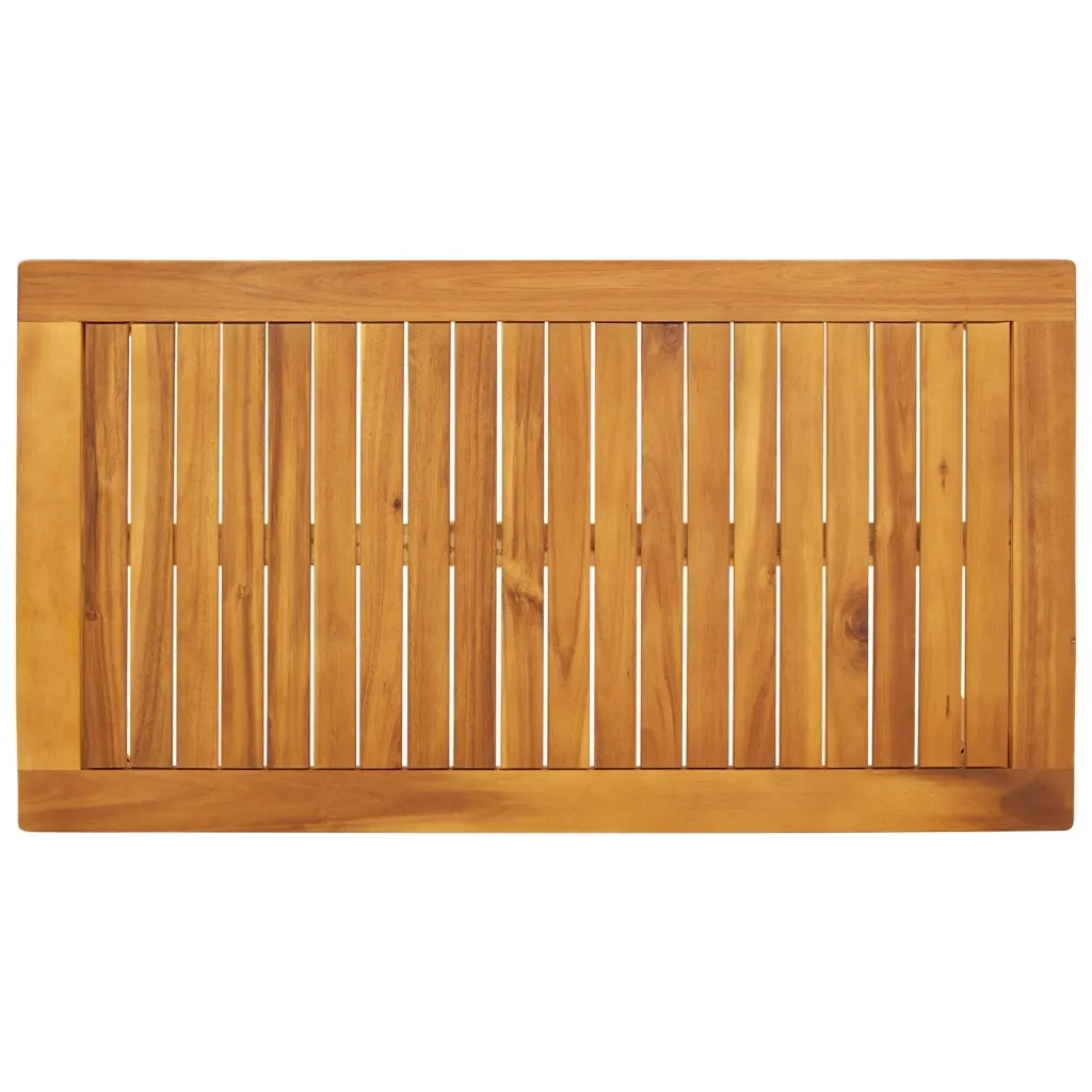Salotto da Giardino-Set da giardino con Cuscino in Legno Massello di Acacia 830422