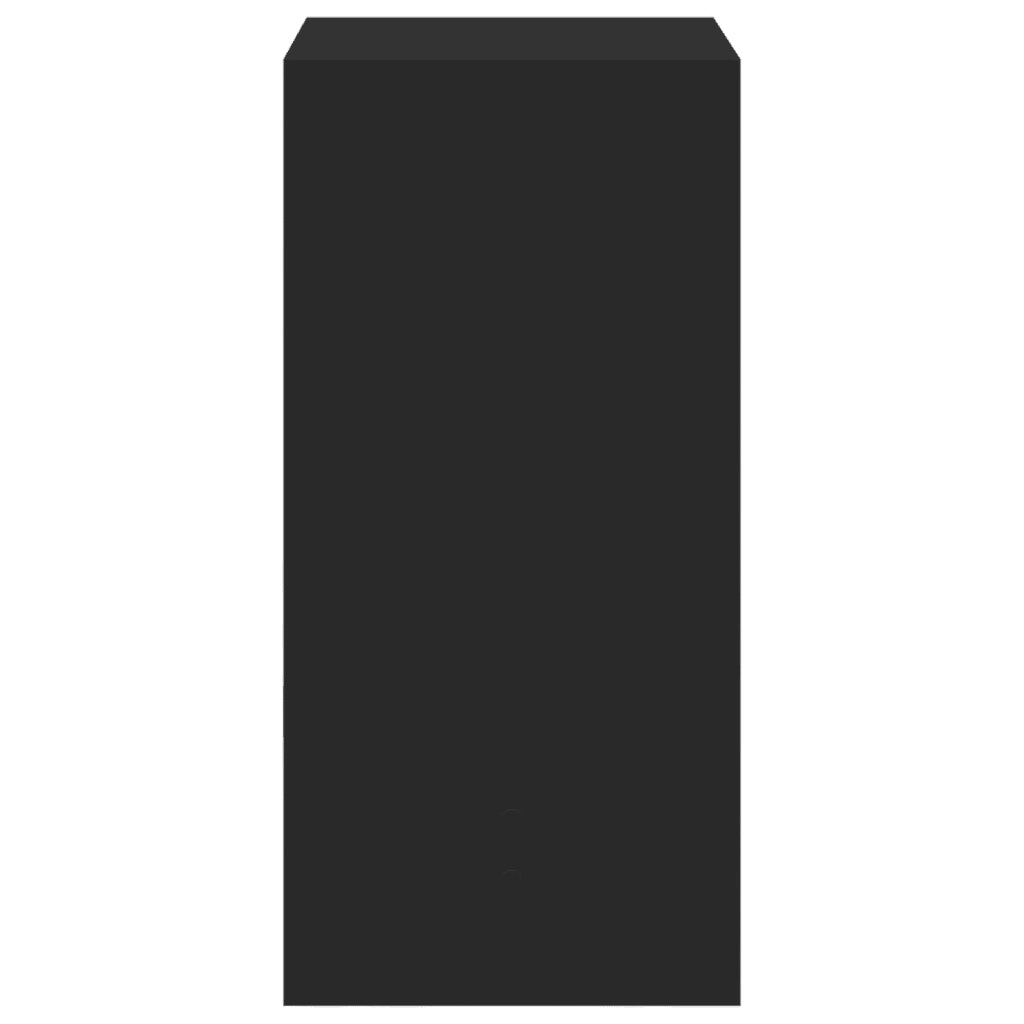 Tavolo da Bar Nero 51x50x103,5 cm in Legno Multistrato 854419