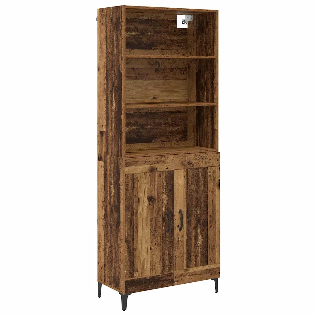 Credenza 2 pcs Legno vecchio Legno multistrato 3403589
