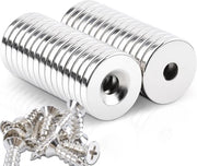 Magneti Neodymium con Foro - 30 pezzi - 18 x 3 mm