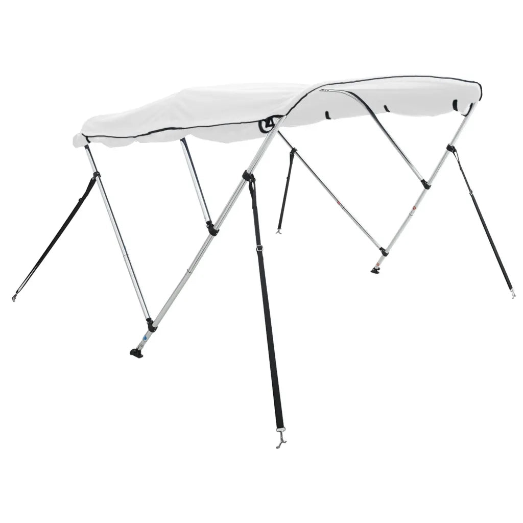 Bimini di Prua con Pareti Laterali 3 Archi 183x(185-198)x137cm 94817