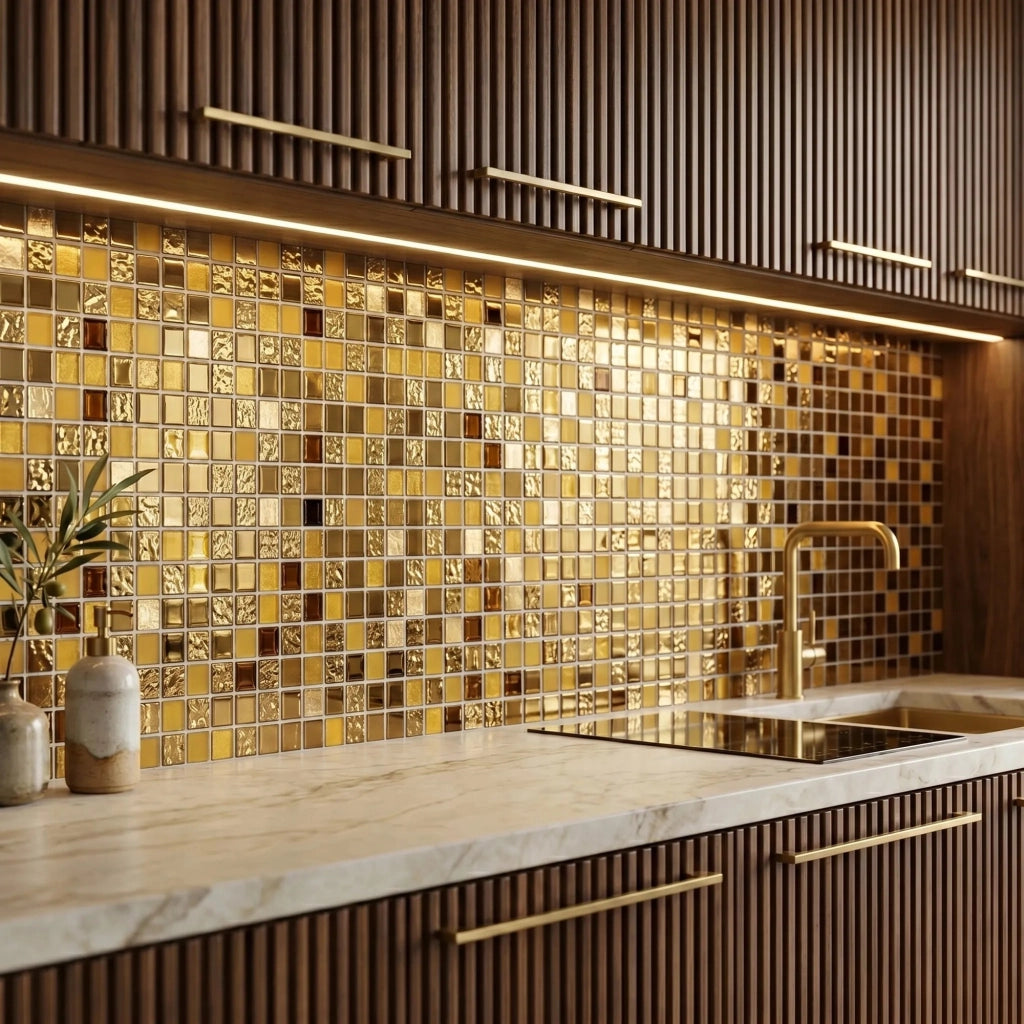 Mosaico Da Parete Glass Rea P14016
