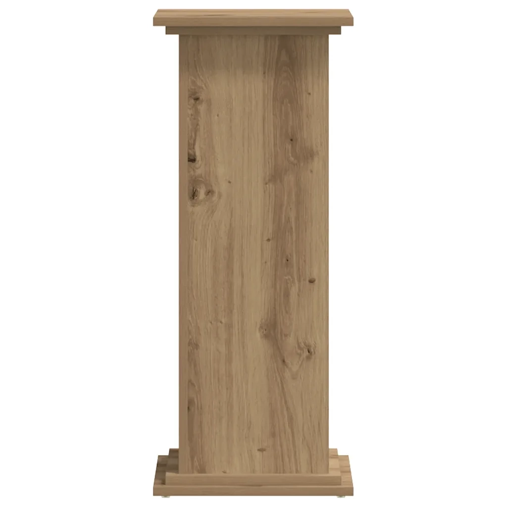 Supporto per piante | Sostegno per piante Rovere Artigianale 33x33x80 cm Multistrato