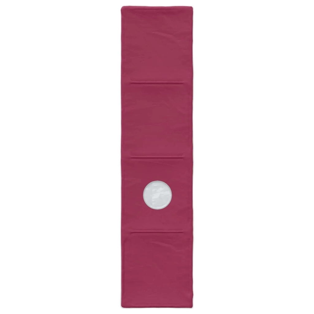 Letto con Tunnel 4 pcs Bianco e Rosso Legno ingegnerizzato 3423501