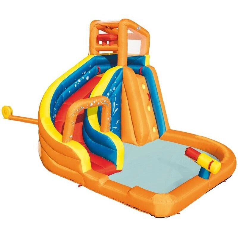 BESTWAY TURBO SPLASH PISCINA PARCO ACQUATICO GONFIABILE 366 X 320 X 270 CM