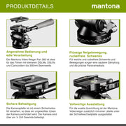 Mantona Pan 360 video panhead
